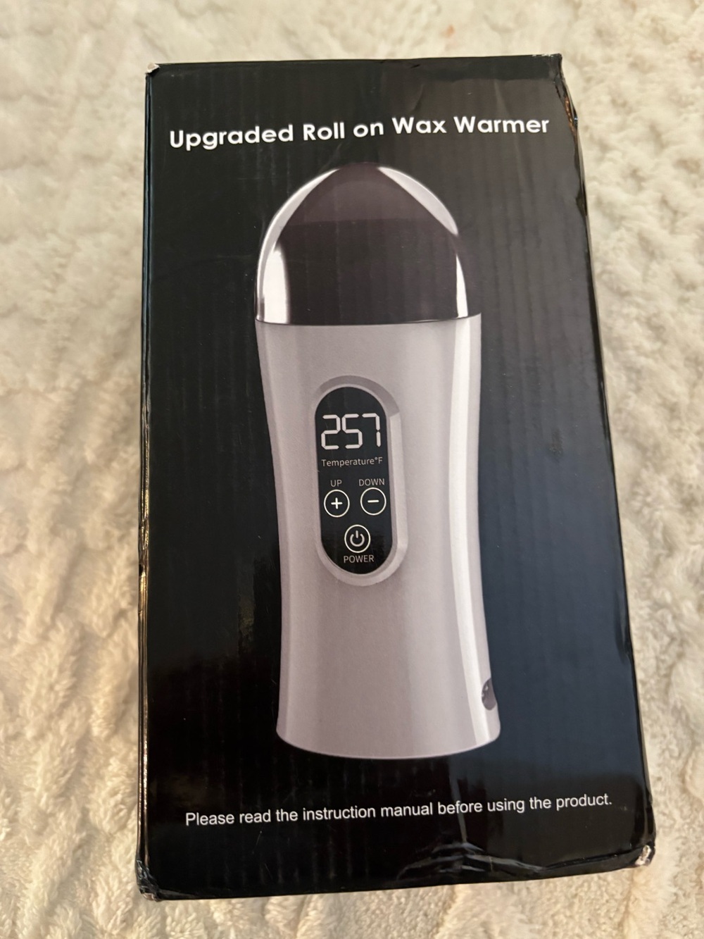 Digital Wax Portable Hair Remover with LED Display - Silver